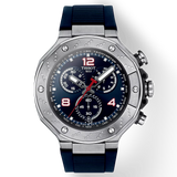 Tissot T Race Moto GP Limited Edition Chronograph Blue Dial Blue Rubber Strap Watch for Men - T141.417.17.047.00