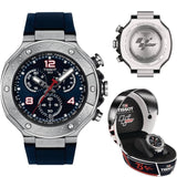 Tissot T Race Moto GP Limited Edition Chronograph Blue Dial Blue Rubber Strap Watch for Men - T141.417.17.047.00