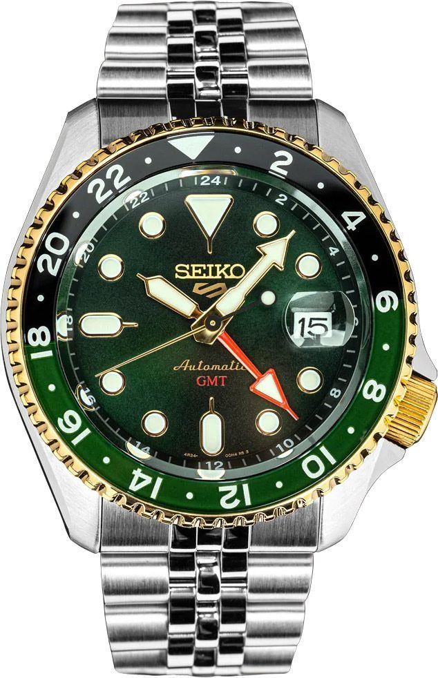 Seiko 5 Sports Forest Green Sunrise Limited Edition Green Dial Silver