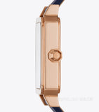 Tory Burch Robinson Quartz Blue Dial Blue Leather Strap Watch for Women - TBW1511