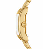 Tory Burch Eleanor White Dial Gold Steel Strap Watch for Women - TBW1060