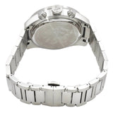 Versace Greca Dome Chronograph Blue Dial Silver Steel Strap Watch for Men - VE6K00323