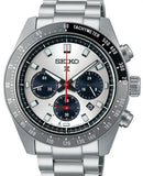 Seiko Prospex Speedtimer Solar Chronograph Silver Dial Silver Steel Strap Watch for Men - SSC911