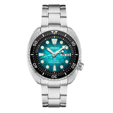 Seiko US Special Edition Automatic Green Dial Silver Steel Strap Watch for Men - SRPH57