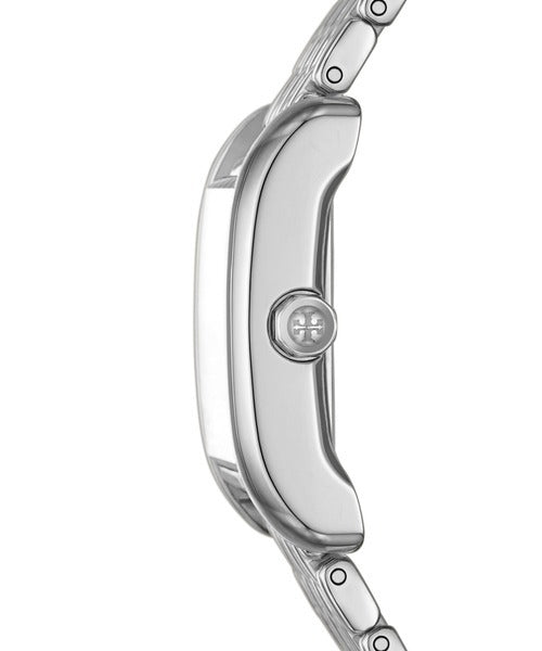 Tory Burch Robinson White Dial Silver Steel Strap Watch for Women - TBW1510