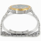 Versace Greca Logo Diver Quartz Green Dial Two Tone Steel Strap Watch for Men - VE8G00524