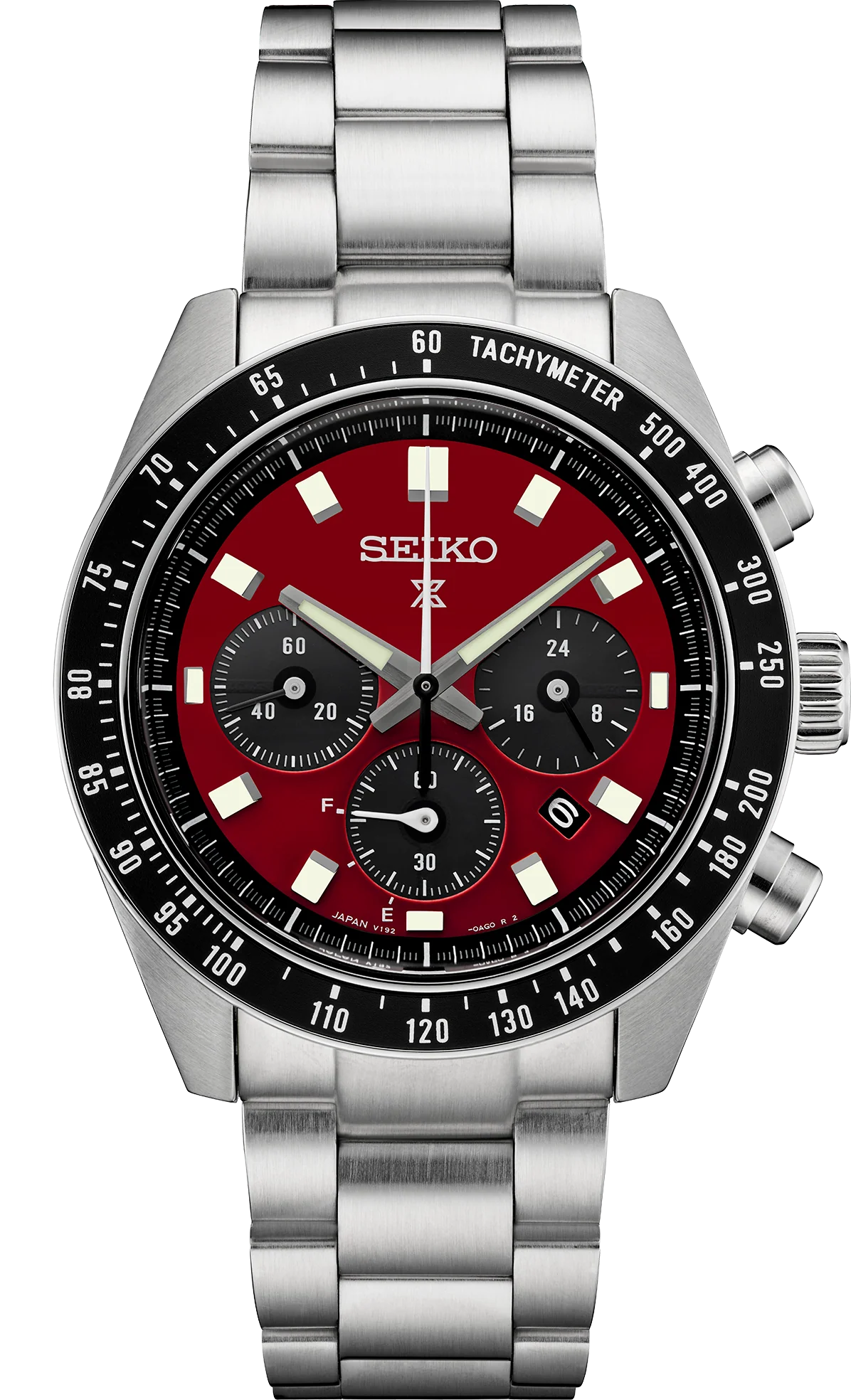 Seiko Prospex US Special Edition Speedtimer Solar Chronograph Red Dial
