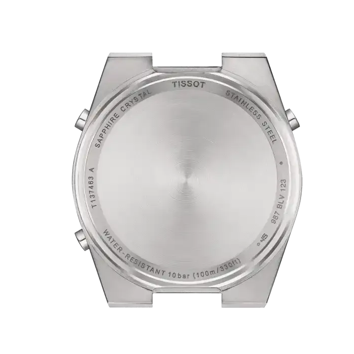 Tissot Digital Quartz Black Dial Silver Steel Strap Watch for Men - T137.463.11.050.00