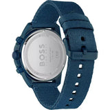 Hugo Boss Admiral Chronograph Blue Dial Blue Nylon Strap Watch for Men - 1513919