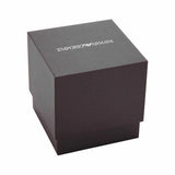 Emporio Armani Racer Chronograph Green Dial Silver Steel Strap Watch for Men - AR11637