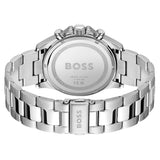 Hugo Boss Hero Chronograph Green Dial Silver Steel Strap Watch for Men - 1514217