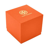 Tory Burch The Tory Chronograph White Dial Two Tone Steel Strap Watch for Women - TBW1052