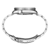 Seiko US Special Edition Automatic Green Dial Silver Steel Strap Watch for Men - SRPH57