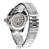 Hugo Boss Troper Automatic Chronograph Green Dial Silver Steel Strap Watch for Men - 1514200