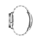 Seiko US Special Edition Automatic Green Dial Silver Steel Strap Watch for Men - SRPH57