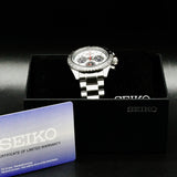 Seiko Prospex Speedtimer Solar Chronograph Silver Dial Silver Steel Strap Watch for Men - SSC911