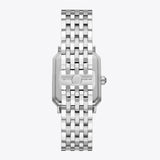 Tory Burch Robinson White Dial Silver Steel Strap Watch for Women - TBW1510
