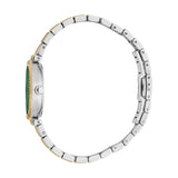 Just Cavalli Chiarezza Snake Core Green Dial Two Tone Steel Strap Watch for Women - RC5L078M0065