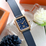 Tory Burch Robinson Quartz Blue Dial Blue Leather Strap Watch for Women - TBW1511