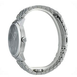 Hugo Boss Officer Black Dial Silver Steel Strap Watch for Men - 1513614