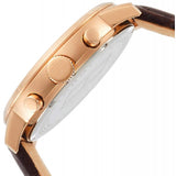 Tommy Hilfiger Aiden Quartz Blue Dial Brown Leather Strap Watch for Men - 1791308