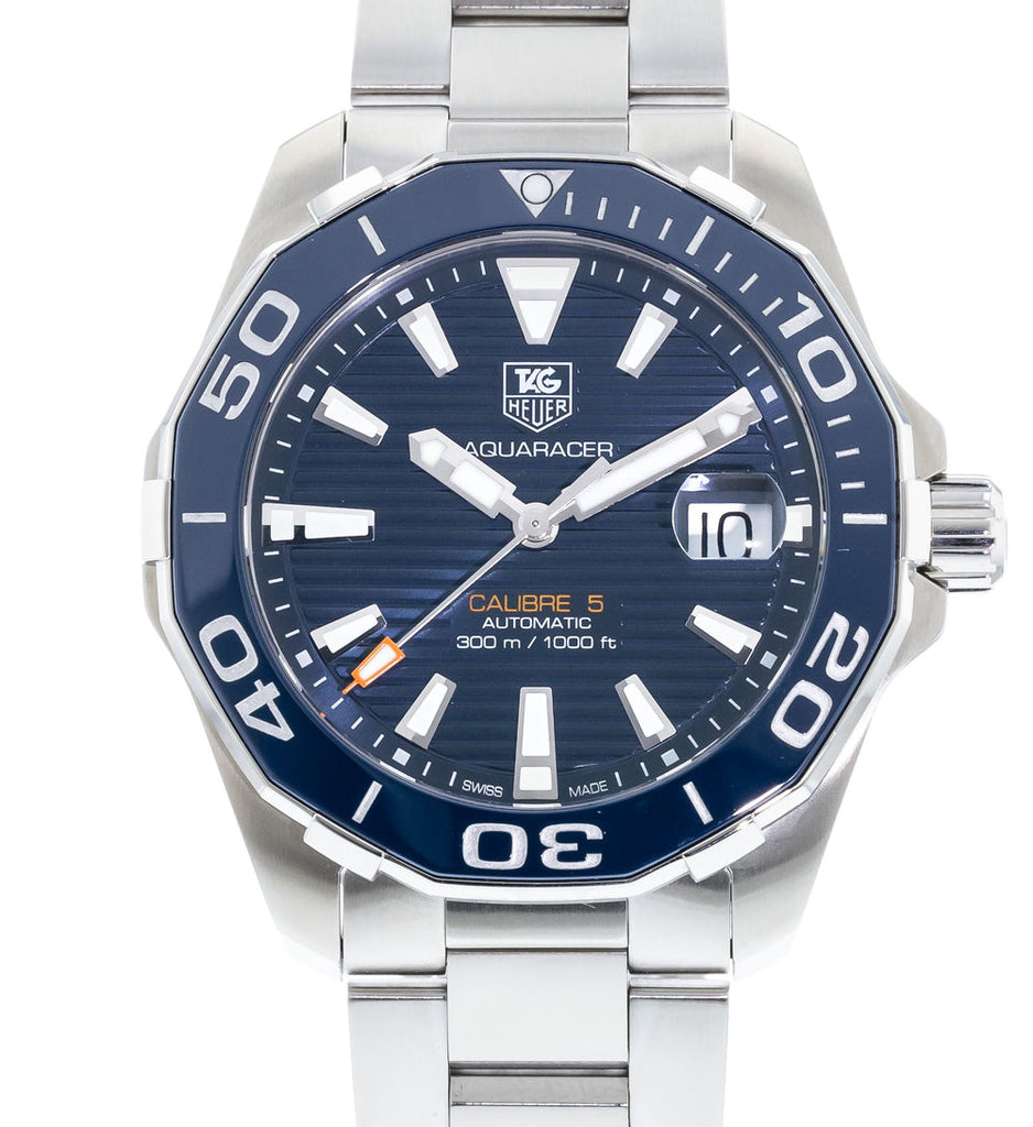 Tag Heuer Aquaracer Blue Dial Watch for Men - WAY211C.BA0928