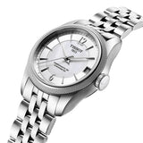 Tissot Ballade Powermatic 80 Automatic Mother of Pearl Dial Silver Steel Strap Watch For Women - T108.208.11.117.00