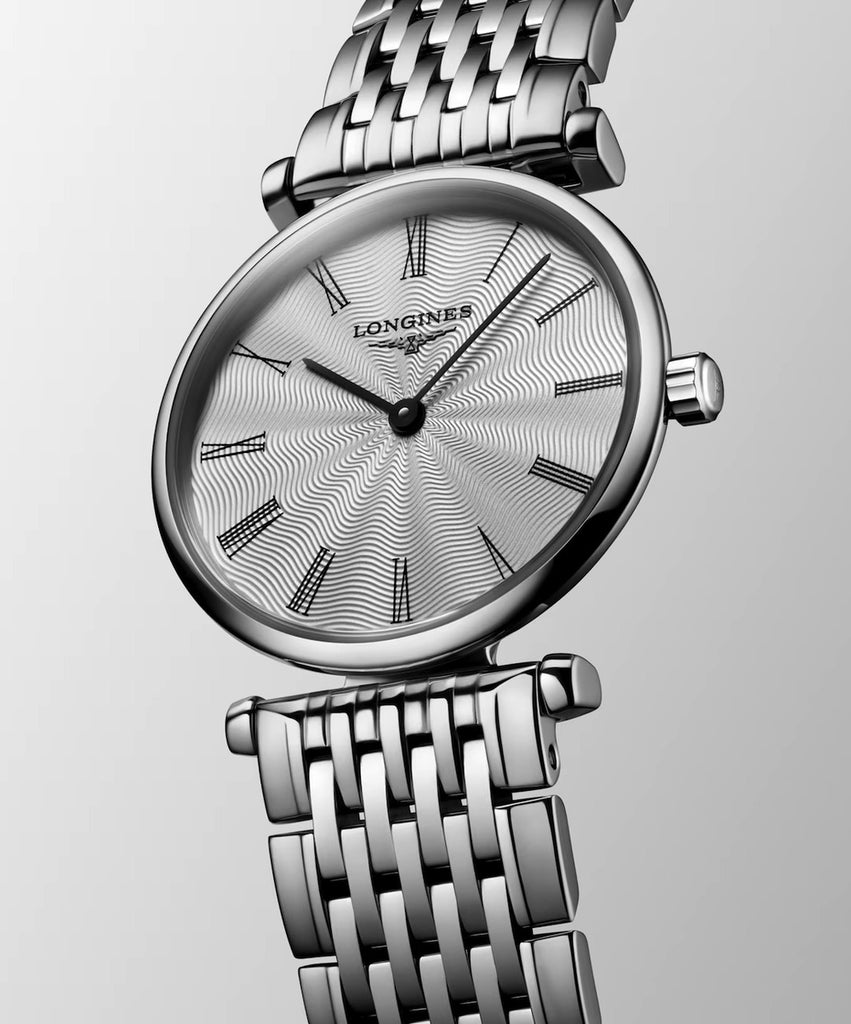 Longines La Grande Classique White Dial Silver Steel Strap Watch for Women - L4.209.4.71.6