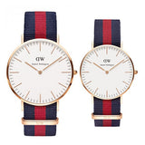 Daniel Wellington Classic Oxford White Dial Two Tone NATO Strap Watch For Women - DW00100029