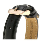 Daniel Wellington Petite Sheffield White Dial Black Leather Strap Watch For Women - DW00100174