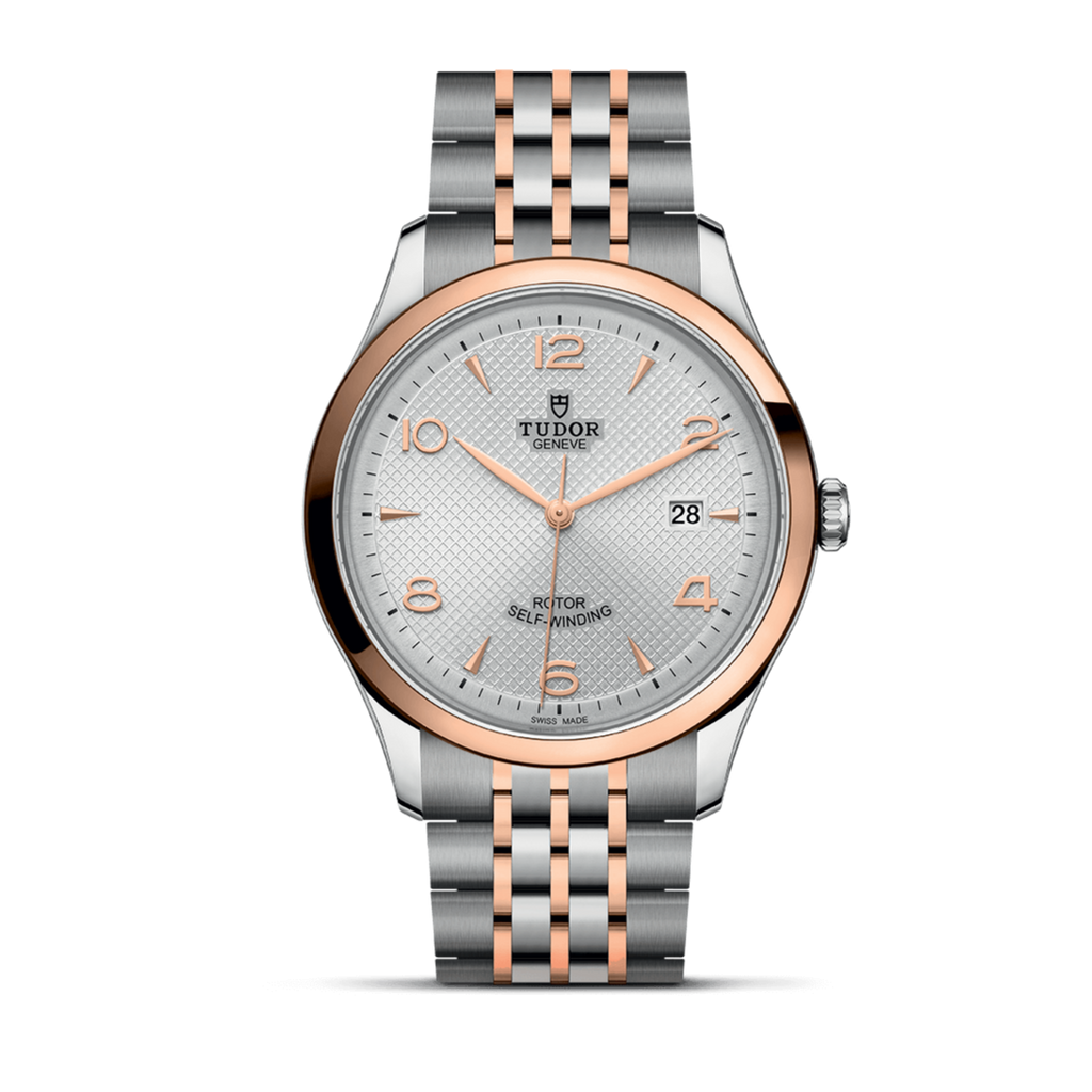 Tudor 1926 Automatic Silver Dial Two Tone Steel Strap Watch for Men - M91651-0001