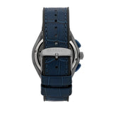 Maserati Triconic Chronograph White Dial Blue Leather Strap Watch For Men - R8871639001