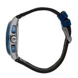 Maserati Triconic Chronograph White Dial Blue Leather Strap Watch For Men - R8871639001