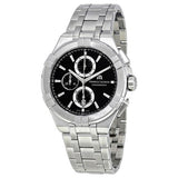 Maurice Lacroix Aikon Chronograph Black Dial Silver Steel Strap Watch for Men - AI1018-SS002-330-1