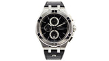 Maurice Lacroix Aikon Chronograph Black Dial Black Leather Strap Watch for Men - AI1018-SS001-330-1