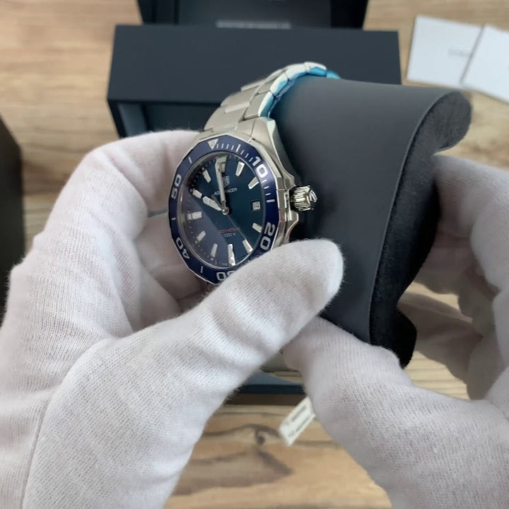 Tag Heuer Aquaracer Blue Dial Watch for Men - WAY101C.BA0746