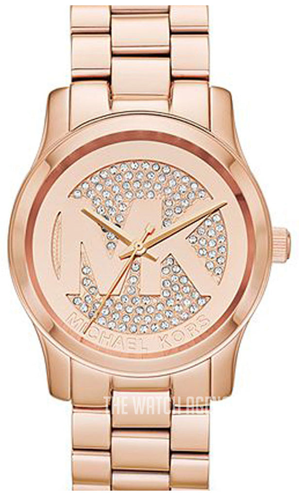 Michael Kors Runway Rose Gold Dial Rose Gold Steel Strap  display picture 3