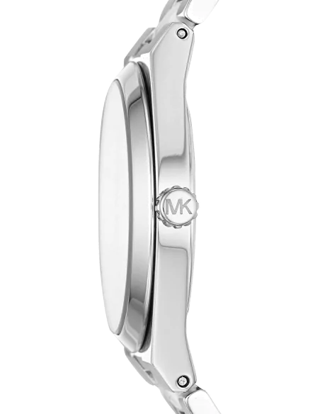 Michael Kors Channing Quartz White Dial Two Tone Steel Strap Watch For Women - MK6649