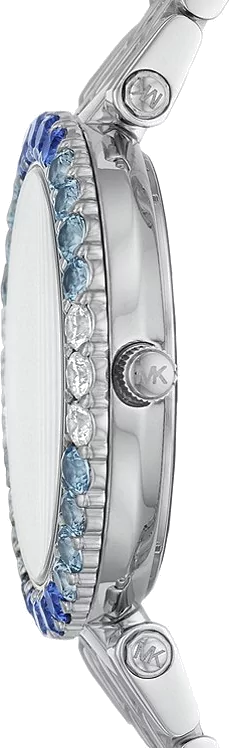 Michael Kors Darci Quartz White Dial Silver Steel Strap Watch For Women - MK4516