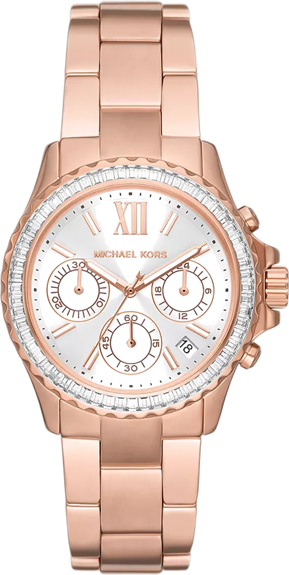Michael Kors Rose Gold Watches with Black and White Straps and Gold Bracelet ON SALE* NWT Michael Kors Rose Gold Portia Watch MK3825  main image 2