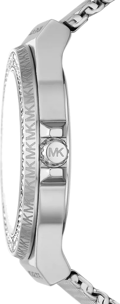 Michael Kors Lennox Three-Hand Silver Dial Silver Steel Strap Watch For Women - MK7337
