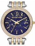 Michael Kors Darci Quartz Blue Dial Two Tone Steel Strap Watch For Women - MK3401