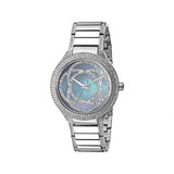 Michael Kors Kerry Mother of Pearl Dial Silver Strap Watch for Women - MK3480