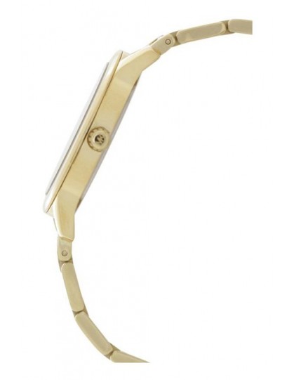 Michael Kors Hartman Quartz Gold Dial Gold Steel Strap Watch For Women - MK3490