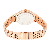 Michael Kors Cinthia Mother of Pearl Rose Gold Dial Rose Gold Steel Strap Watch for Women - MK3643