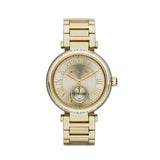 Michael Kors Skylar Gold Dial Gold Steel Strap Watch for Women - MK5867