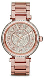 Michael Kors Skylar Rose Gold Dial Rose Gold Steel Strap Watch for Women - MK5868