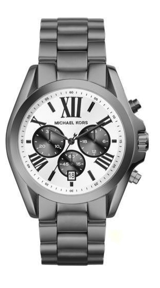 Michael Kors Bradshaw Chronograph Quartz White Dial Grey 