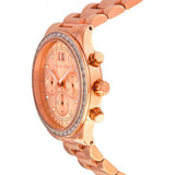 Michael Kors Brinkley Rose Gold Dial Rose Gold Steel Strap Watch for Women - MK6204