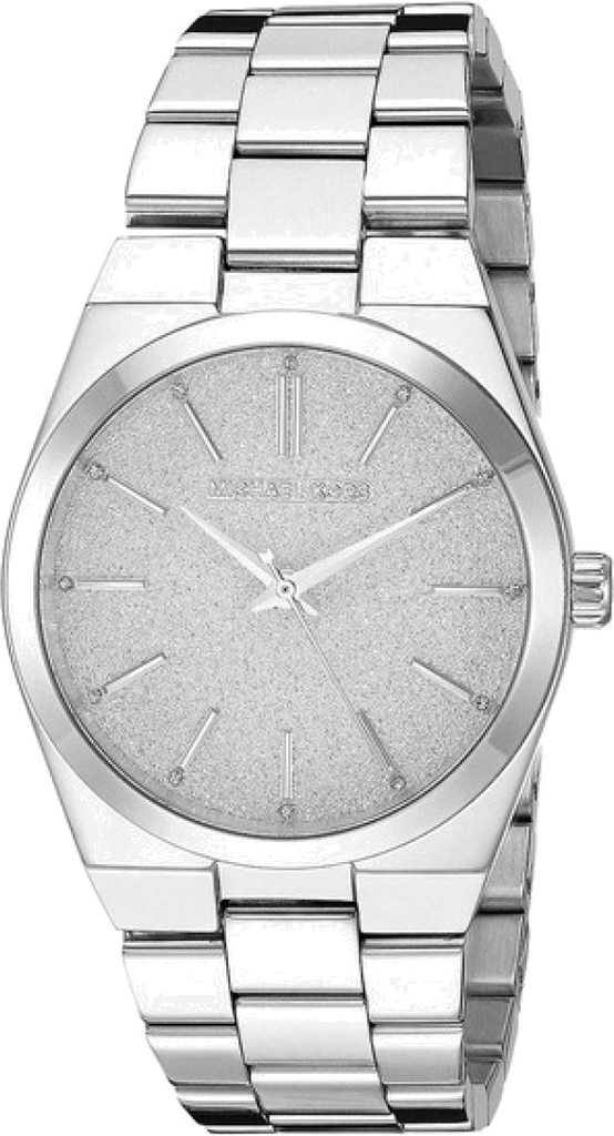 Michael Kors Channing Three Hand Silver Dial Silver Steel Strap Watch For Women - MK6626
